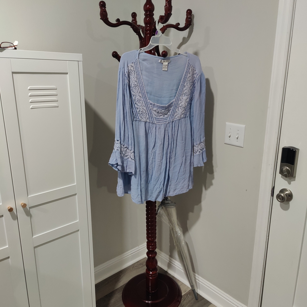 Boho Tunic with Lace Accents